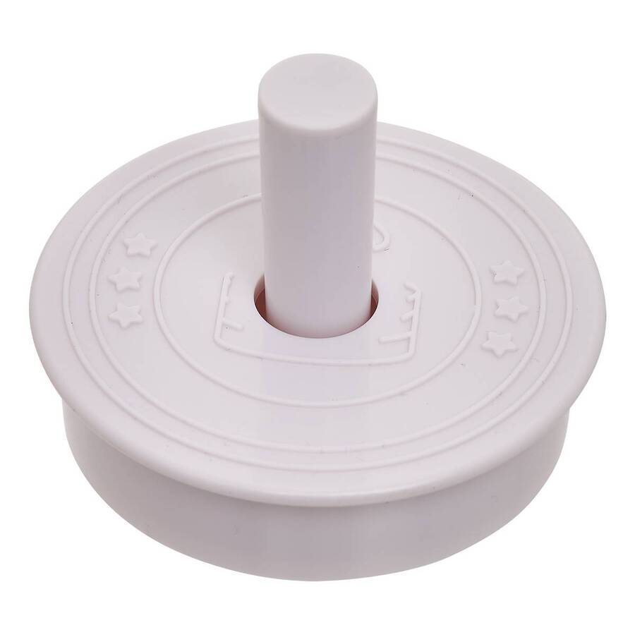 Tampon à pâtisserie, 6,7x5,1x7,1 cm, blanc