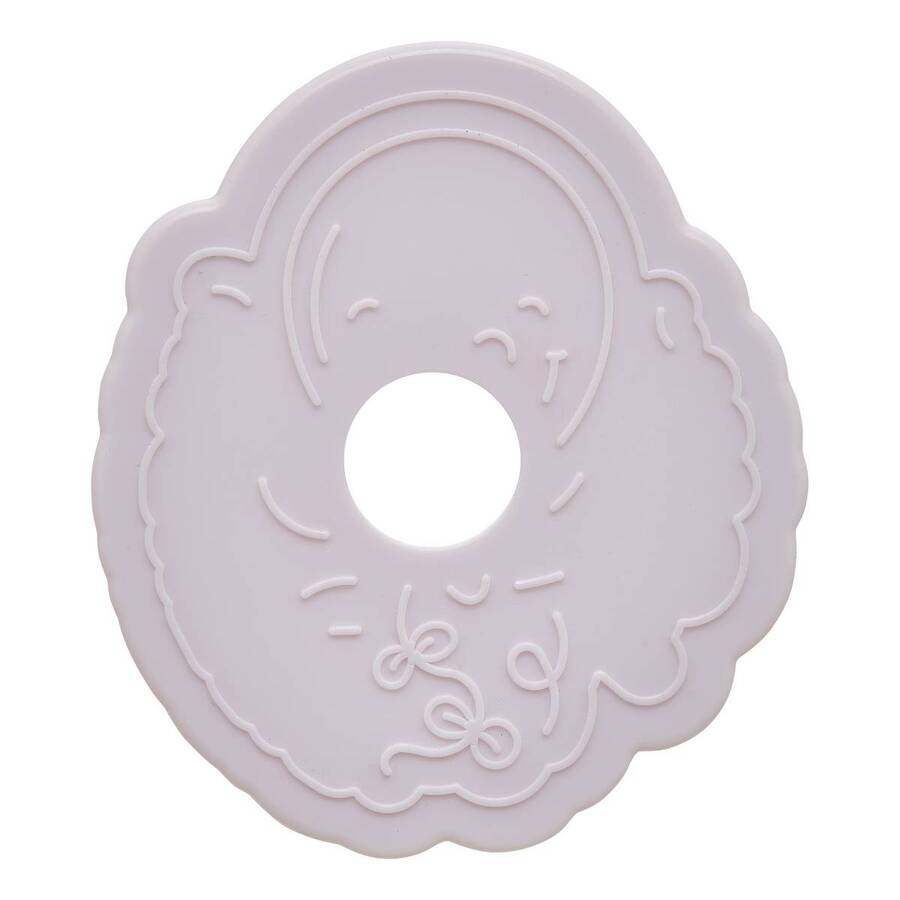 Tampon à pâtisserie, 6,7x5,1x7,1 cm, blanc