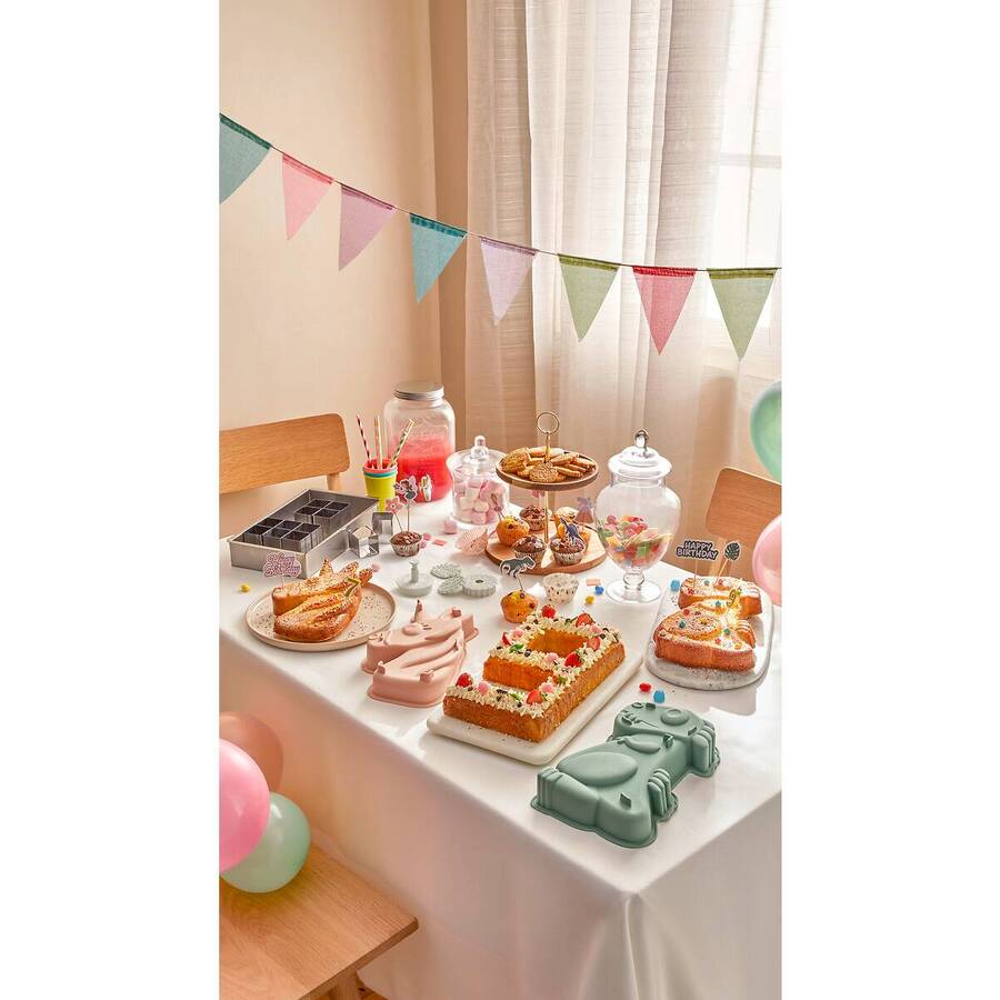 Tampon à pâtisserie, 6,7x5,1x7,1 cm, blanc