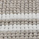 Tapis de bain, l.80 cm, marron