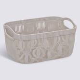 Panier à linge, 3,2l, beige Leaf