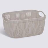 Panier, l.28,7 cm, beige Leaf