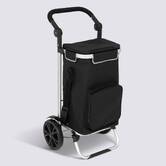 Chariot de course, 2 roues, noir 