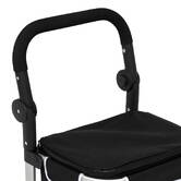 Chariot de course, 2 roues, noir 