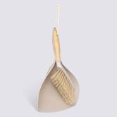 Ensemble pelle/balayette, beige Wood'n clean