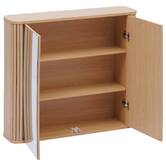 Meuble de salle de bain, l.80 cm, beige