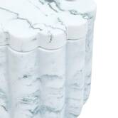 Pot à cotons, blanc Marby