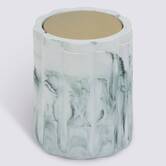 Poubelle, manuel, 1,5 l, blanc Marby