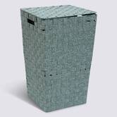 Panier à linge, 50l, vert Lise