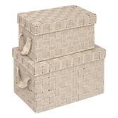 Panier, 2 produits, beige Lise