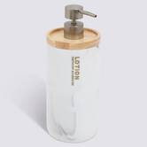 Distributeur de savon, 840 ml, blanc Lea