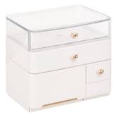 Organiseur, l.23 cm, blanc Sara