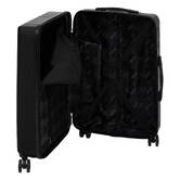 Lot de 3 valises 8 roues, h.77/67/55 cm, noir