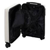 Lot de 3 valises 8 roues, h.77/67/55 cm, argile