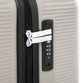 Lot de 3 valises 8 roues, h.77/67/55 cm, argile