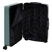 Lot de 3 valises 8 roues, h.77/67/55 cm, vert 