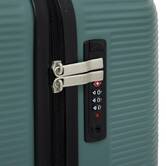 Lot de 3 valises 8 roues, h.77/67/55 cm, vert 