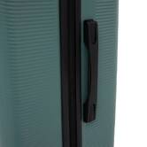 Lot de 3 valises 8 roues, h.77/67/55 cm, vert 