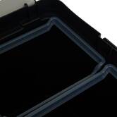 Poubelle de recyclage, 36l, noir