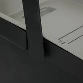 Poubelle de recyclage, 36l, noir