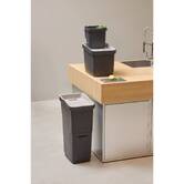 Poubelle de recyclage, 36l, noir