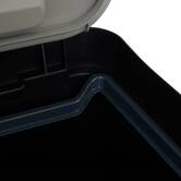 Poubelle, manuel, 20,5 l, noir