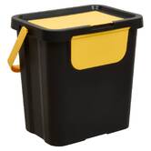 Lot de 3 poubelles, manuel, 24 l, plusieurs coloris 