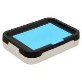 Lot de 3 poubelles, manuel, 24 l, plusieurs coloris 