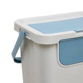 Poubelle, 24l , gris 