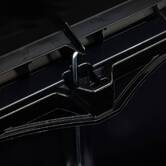 Poubelle, pédale, 50 l, argent