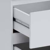 Chevet, 2 tiroirs, beige Dolo