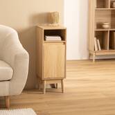 Meuble bas 1 porte, beige Abana