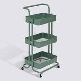 Desserte, 45x36,5x86 cm, vert Color edition