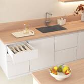 Corbeille à fruits 2,5 l, beige Poly