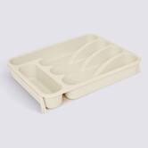 Range-couverts, 48,5x34x6 cm, beige Poly