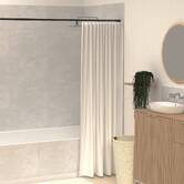 Barre de douche, l.110-200 cm