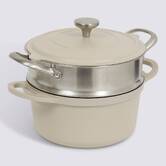 Cocotte aluminium, d.25,2 cm, spatule incluse Aluro