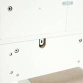 Coiffeuse avec miroir, 2 blanc Dolo