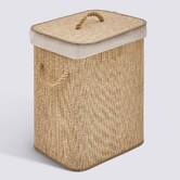 Panier à linge, 100 l, marron Stemy