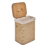 Panier à linge, 100 l, marron Stemy