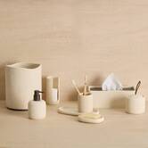 Poubelle 5 l, beige Oleya