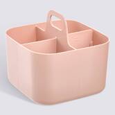 Organiseur, 16,5x16,5x15 cm, rose Poly