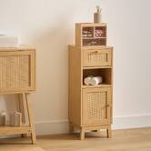 Meuble bas, 1 portes, 1 étagères Cane