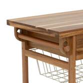 Desserte 50x34,5x88,8 cm, beige Acacia