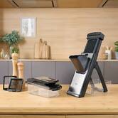 Mandoline 15,2x13,5x36,5 cm, noir Silver pro