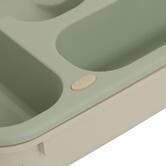 Range-couverts, 48,5x34x6 cm, vert Poly