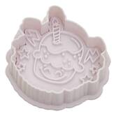 Tampon à pâtisserie, 6,7x5,1x7,1 cm, blanc