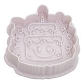 Tampon à pâtisserie, 6,7x5,1x7,1 cm, blanc