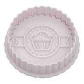 Tampon à pâtisserie, 6,7x5,1x7,1 cm, blanc