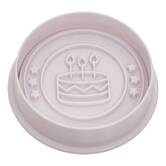 Tampon à pâtisserie, 6,7x5,1x7,1 cm, blanc